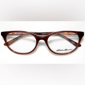 Eddie Bauer Full Rim Brown Acetate Frames EB32214